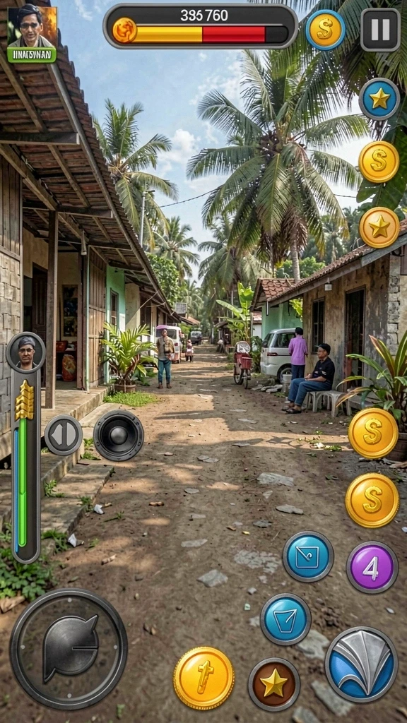 bigcor78 - Salah satu level menantang dengan rintangan yang beragam.