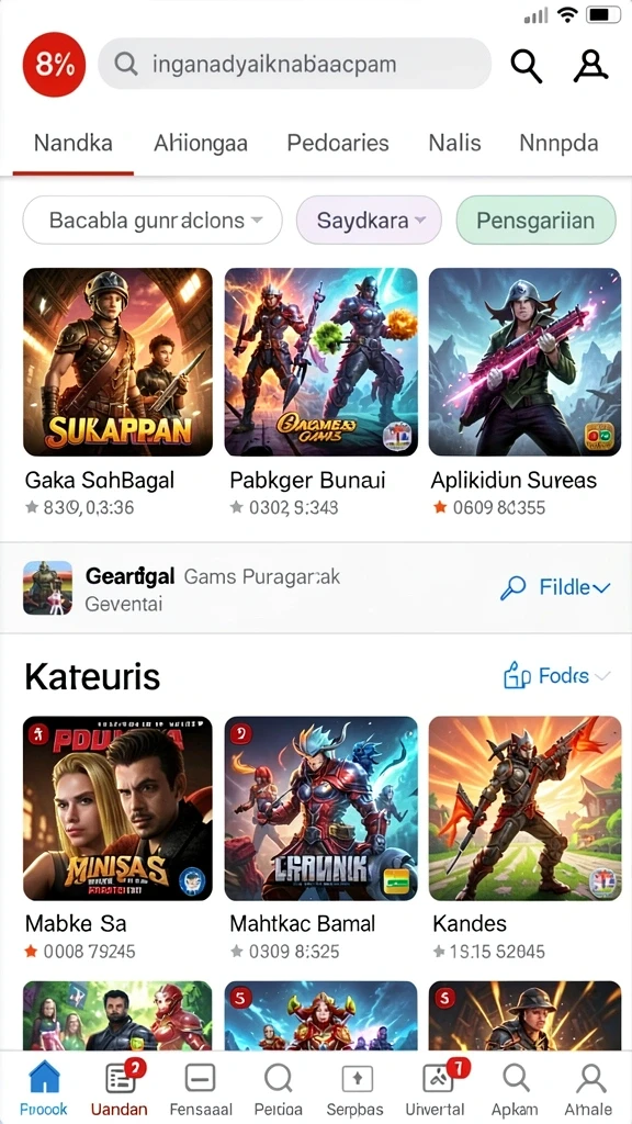katawin - Screenshot menampilkan antarmuka permainan yang menarik dan intuitif.